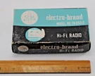 Electro Brand & TR-655-C Deluxe Radio, Hifi Set, Box, Earpiece. Fixed Price $6.00.