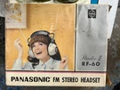 Vintage Panasonic RF-60 Headphones Fm Stereo. Fixed Price $651.32.