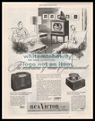 1950 Rca Radio Model BX55, Television Tv T164 45 Record Player Orig Print. Fixed Price $9.98.