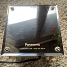Vtg Panasonic Model RC-58 Fluorescent Digital Clock Radio Cube Mirror Front (A8). Fixed Price $24.85.