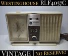 Vintage Westinghouse Solid State Am/fm Clock Radio Model RLF4057C - Works. Fixed Price $18.13.