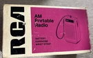 Rca Portable Am Pocket Radio Wrist Strap Earphones Vtg 1970 Nos RZG-101J. Fixed Price $29.99.
