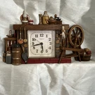 Wall Clock Burwood 2583 Fireplace Hearth Plaque Scene Vintage New Haven. Fixed Price $15.95.