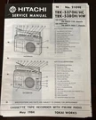MAY/84 Hitachi TRK-5370H Cassette Tape Recorder With Fm/am Radio Service Manual. Fixed Price $20.00.