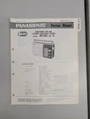 Panasonic RF-951 Weather/fm/am 3-BAND Portable Radio Service Manual D-5812. Fixed Price $54.95.