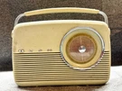 Vintage Bush Radio 82C Battery Operated Transistor Cream Portable Mw Lw. Fixed Price $44.97.
