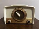 Admiral 5E23 Plaskon Or Bakelite Tube Table Radio 1950S. Fixed Price $49.99.