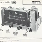 1951 Browning Radio RJ-12B Wire Schematic Service Manual Sam's Photofact. Fixed Price $9.99.