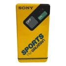 Sony Sports SRF-4 Fm Walkman Radio Yellow Untested For Parts. Fixed Price $9.99.