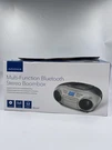 Insignia NS-BBBT20 Multi-function Bluetooth Stereo Boombox Silver Open. Fixed Price $24.99.