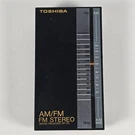 Vintage Toshiba RP-20 Am/fm Stereo Portable Receiver Black Retro Radio Tested. Fixed Price $27.99.