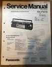 Panasonic RX-FM16 Radio Cassette Service Manual *original*. Fixed Price $24.97.