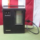 Panasonic Beat-up Transistor R-1493 Portable Am Radio Matsushita 1970S. Fixed Price $22.00.