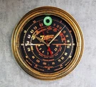 Old Antique Zenith Black Dial Wall Clock - Vintage Wood Tube Radio Style!. Fixed Price $29.95.