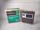 Vtg Juliette Am Portable Radio APR-1405C -- Leather Case Original Box. Fixed Price $29.99.