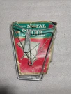 Vintage Kmart Nos Folding Striped Metal Chair. Great For Station Wagons&campers. Fixed Price $75.00.