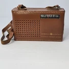 Vintage P-807B Seven Transistor Radio W/ Leather Case Untested Static Heard. Fixed Price $29.64.