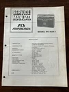 Soundesign Model No. 4624A Radio Cassette Tape Recorder Service Manual Original. Fixed Price $24.99.