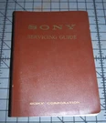 Vintage 1964 Lot 24 Sony Electronics Servicing Service Manual Guide Radio Tv +. Fixed Price $125.00.