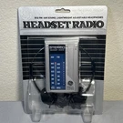 Vtg General Electric 7-1625S Am/fm Stereo Headset Portable Radio + Headphone. Fixed Price $38.00.