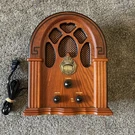 Vintage Crosley CR31 Cathedral Style Am/fm Radio Wood Cabinet Works Great!!. Fixed Price $29.95.