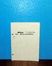Original Wilson T-2202SM Vhf Radio Telephone Instruction Manual. Fixed Price $10.95.