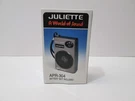 Vintage Juliette APR-304 Solid State Pocket Am Radio With Box New 1980S. Fixed Price $18.99.