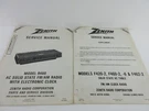 Zenith RA103 R460 Fm Am Radio With Electronic Clock Service Manual W/ Supplement. Fixed Price $14.45.