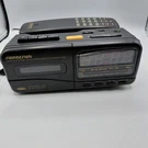 Funky Vintage Soundesign 7569BLK Clock Radio Alarm Cassette Telephone. Fixed Price $29.99.