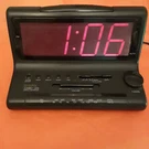 Gpx Am/fm Clock Radio- Red Led Display Model D518 Radio/buzzer Alarms. Fixed Price $12.99.