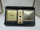 Vintage Aimor Travel Alarm Clock Am/fm Radio TCR-68FM Leather Case Made Japan. Fixed Price $45.00.