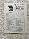 Rca Victor Radio Service Data 1945 #7 54B1-N 54B2 54B3. Fixed Price $5.49.