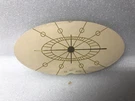 Antique Vintage Rare Admiral Model Y313 Tube Radio Orig. Clock Dial Faceplate. Fixed Price $11.99.