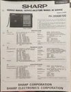 Sharp Model FV-310GB/GG Portable Short-wave Radio Service Manual. Fixed Price $15.00.