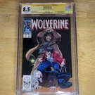 Wolverine #6 Cgc 8.5 Signed Roy Thomas Marvel 1989 Backcover Bytodd Mcfarlane. Fixed Price $100.00.