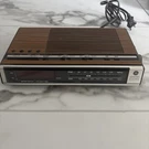 General Electric (ge) 7-4636C Am/fm Electronic Digital Clock Radio 1980S. Fixed Price $19.00.