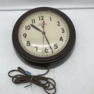 Vintage Working General Electric Telechron Red Dot 11" Wall Clock 1H1308. Fixed Price $99.99.