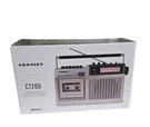 Crosley Portable Boombox Am/fm Cassette CT200B-SI Bluetooth Speaker New In. Fixed Price $99.99.