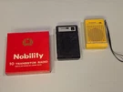 1960S 1970S Nobility York And Philco Pocket Radios Only One Works.. Fixed Price $38.00.