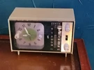 Vintage 70'S Zenith Clock Radio C462F Pea Green Plastic + Works. Fixed Price $105.00.