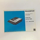Vtg 1960'S Panasonic Model RQ-233S Cassette Tape Recorder Am Radio Manual Only. Fixed Price $8.99.