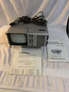 Vintage Goldstar 5" B/w Portable Tv W/ Multi-band Am/fm/psb Radio KMA-0501 Works. Fixed Price $35.00.
