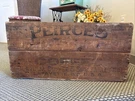 Xl Vintage Wooden Crate Peirce S Coffee Durham Lafayette Indiana Box 100. Fixed Price $249.99.