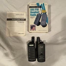 Realistic 12-171 Stereo Mate Digital Am/fm Headset Radio Folding Vintage. Fixed Price $29.99.