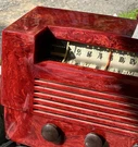 Brilliant Rca Victor Tube Radio 1945 66X Tuna Boat Oxblood Red Catalin Bakelite. Fixed Price $716.09.