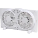 Twin Window Fan W/9 In. Blades Adjustable Thermostat & Max Cool Technology Etl. Fixed Price $62.24.