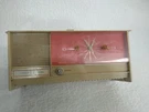 Vintage Sears Clock Alarm And Am Silvertone Radio 7035 7033. Fixed Price $14.99.