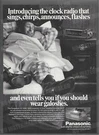 Panasonic RC-6304 Alarm Clock Radio 1974 Trade Print Magazine Advert. Fixed Price $7.99.