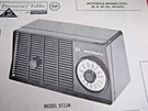 Motorola 5T11G, 5T11M, 5T11R, & 5T11W, HS-652 Radio Photofact. Fixed Price $6.50.