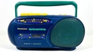 Soundesign 4619 Hbl Am/fm Radio Cassette Player '80S Graphics Totally Tubular. Fixed Price $34.96.